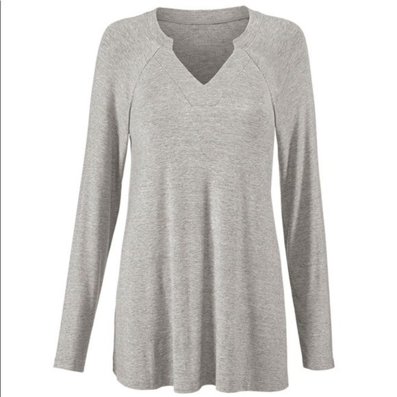 CAbi Offhand Tee Large Style 5325 Spring Grey - Picture 1 of 7